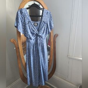 Cornflower Blue Airy Summer Dress